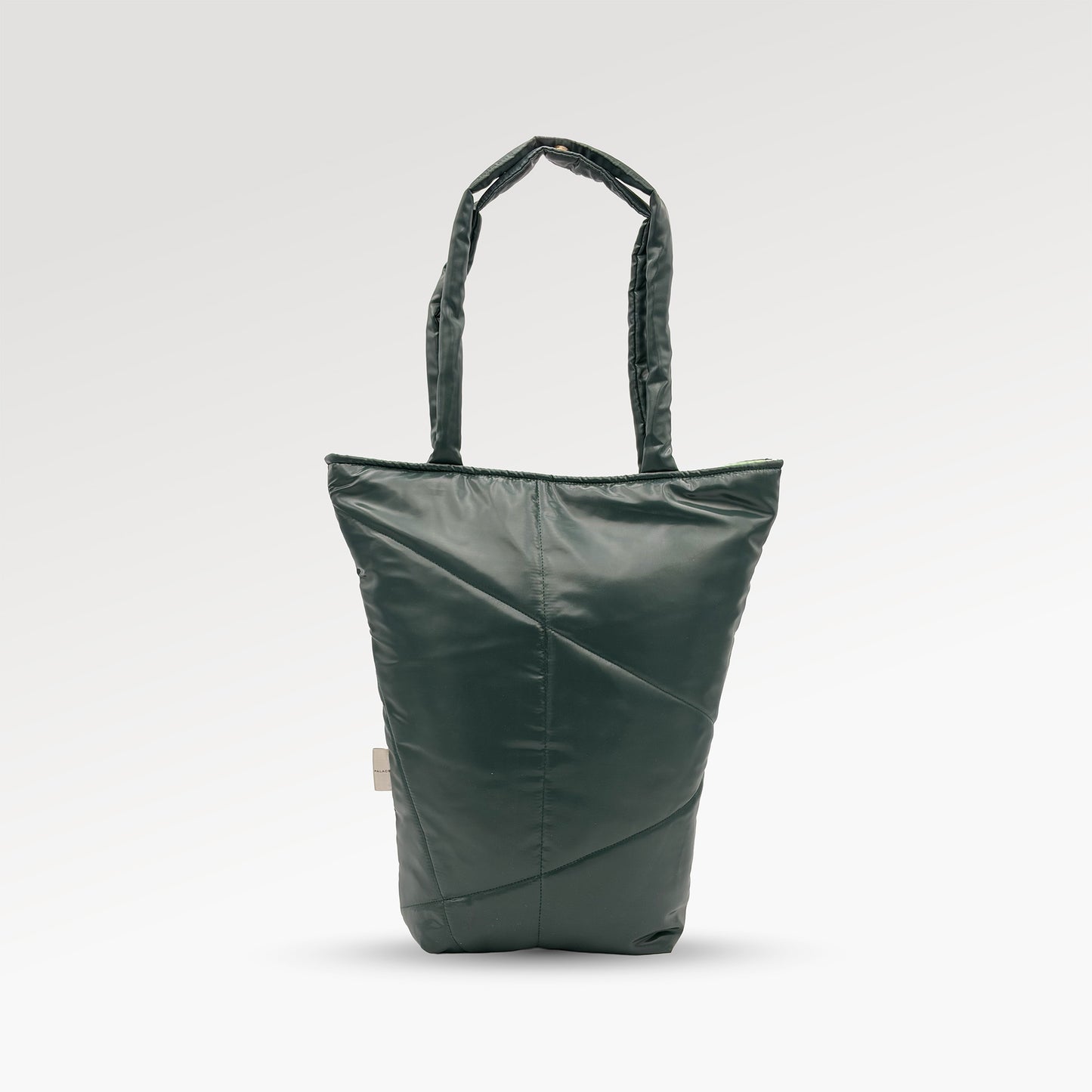 Forest green classic shopper bag