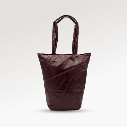 Burgundy classic shopper bag