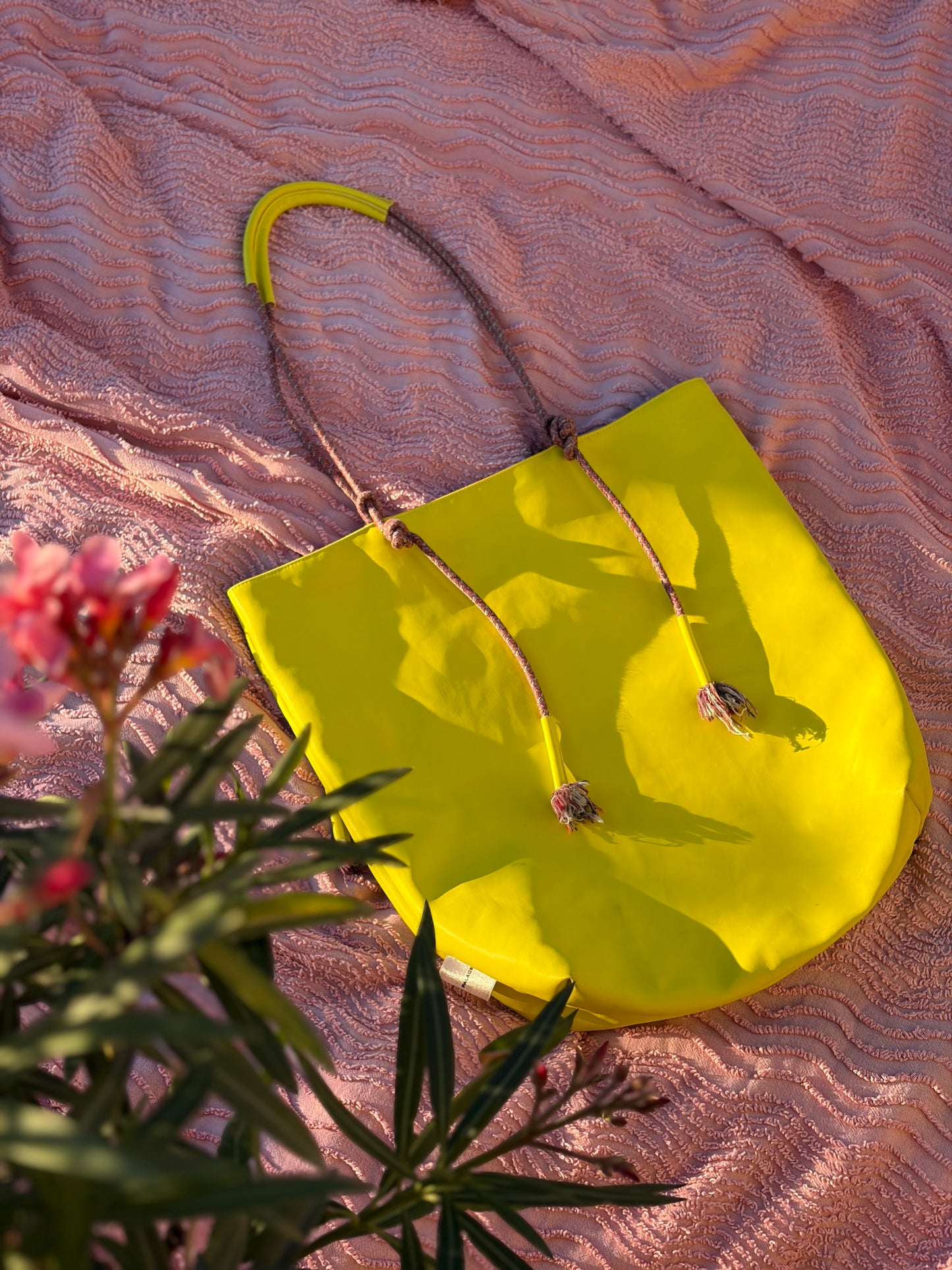 Vinyl summer bag