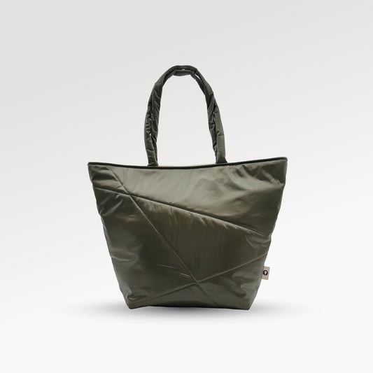 Green Waterproof Huge Shopper bag